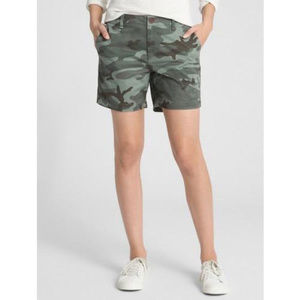 Gap Factory NWT Green Camo Twill 5" City Shorts 24 / 00
